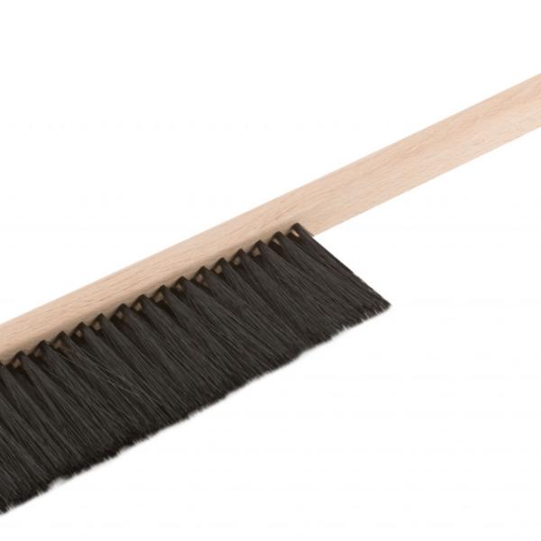 Щетка-сметка, искусств. щетина, деревянная ручка, 3-х рядная, 450 мм KУРС 68033