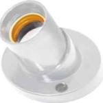 Патрон E27 накладной наклонный  Белый Ecola  AB7SNWEAY