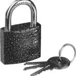 Замок 38мм навесной, металлический корпус, закаленная дужка, STAYER "STANDARD" 37160-38