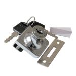 Замок LOCK.407.CR, хром 1стекло накладной 3467